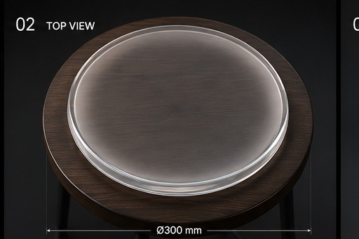 Ghost Seat transparent silicone seat cushion prototype visual