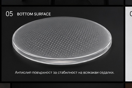 Ghost Seat transparent silicone cushion